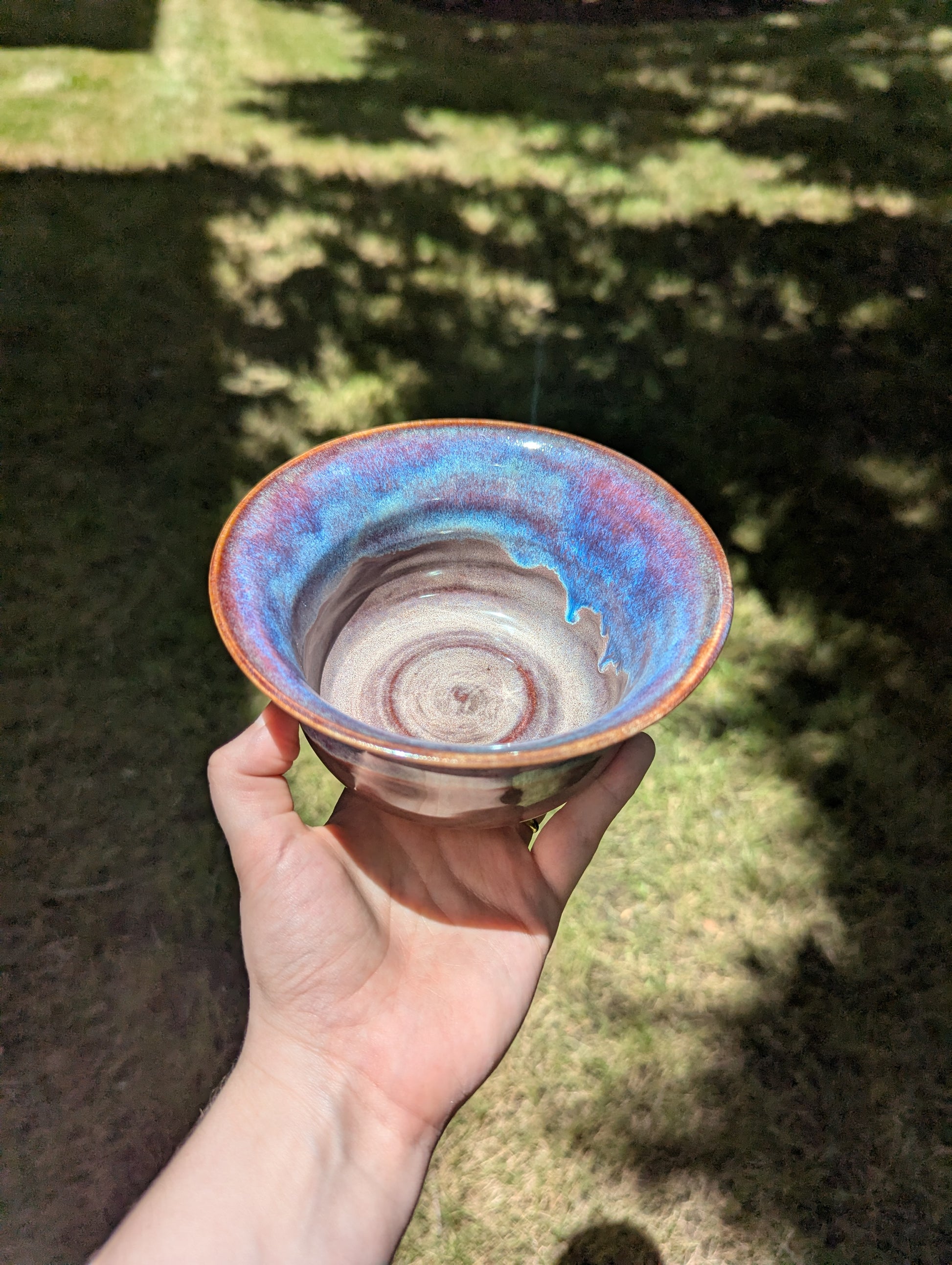 Purple Porcelain Bowl