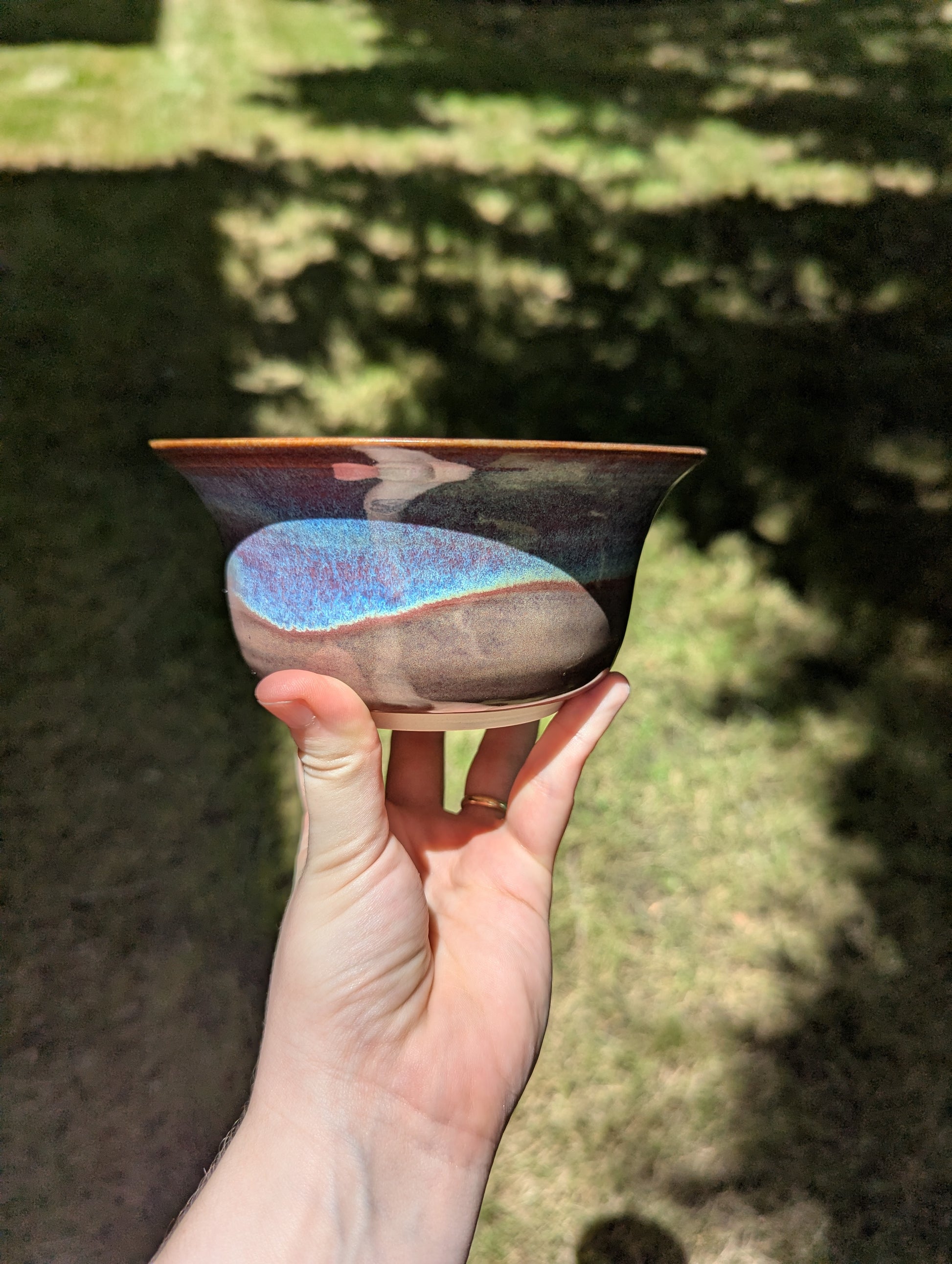 Purple Porcelain Bowl