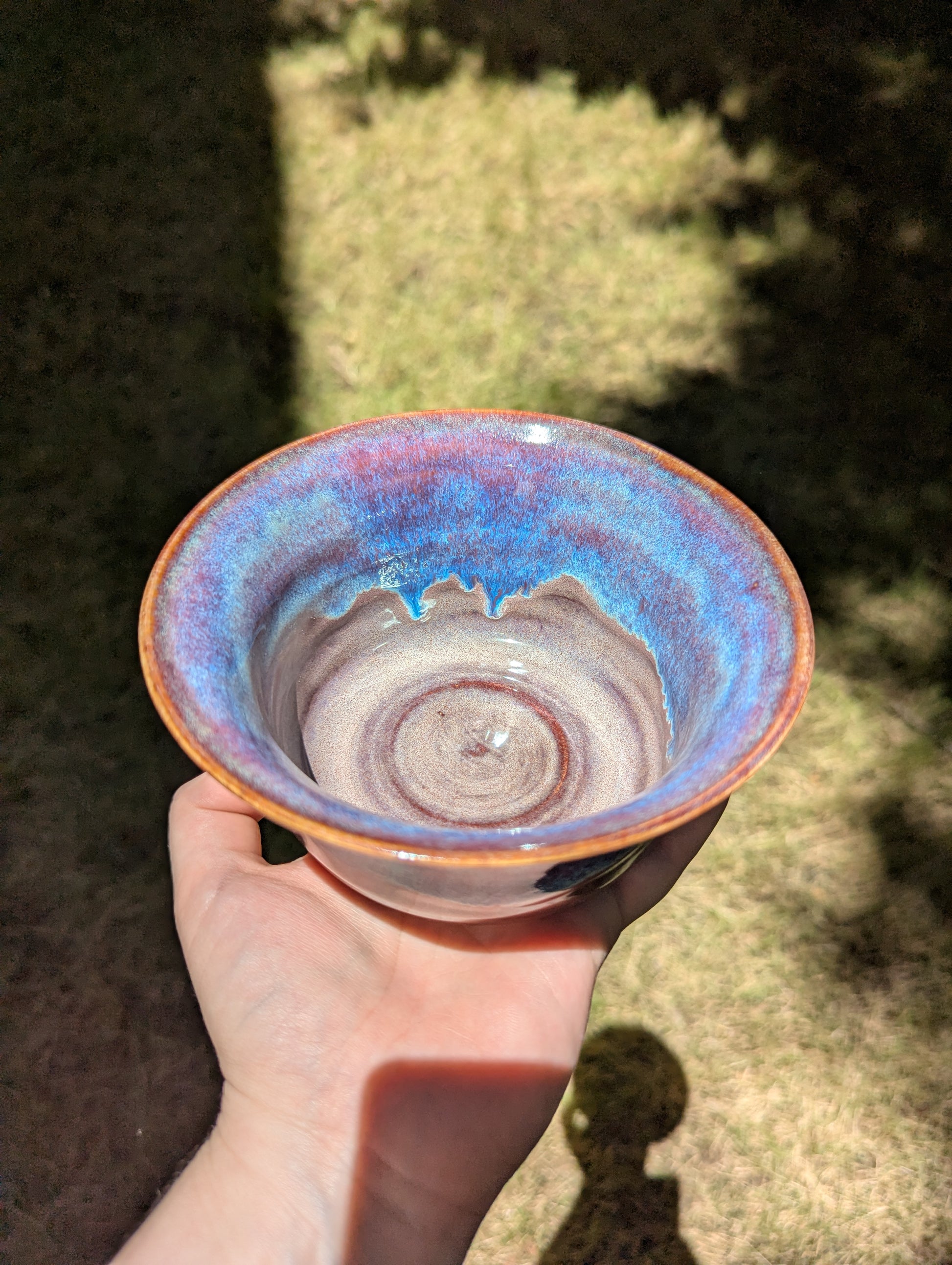 Purple Porcelain Bowl