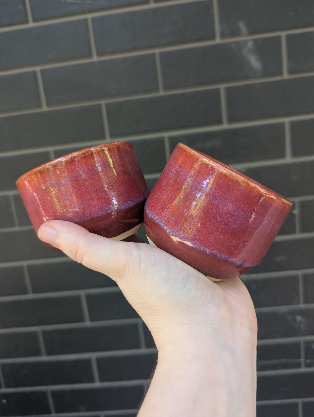 Raspberry Wine Cup Set