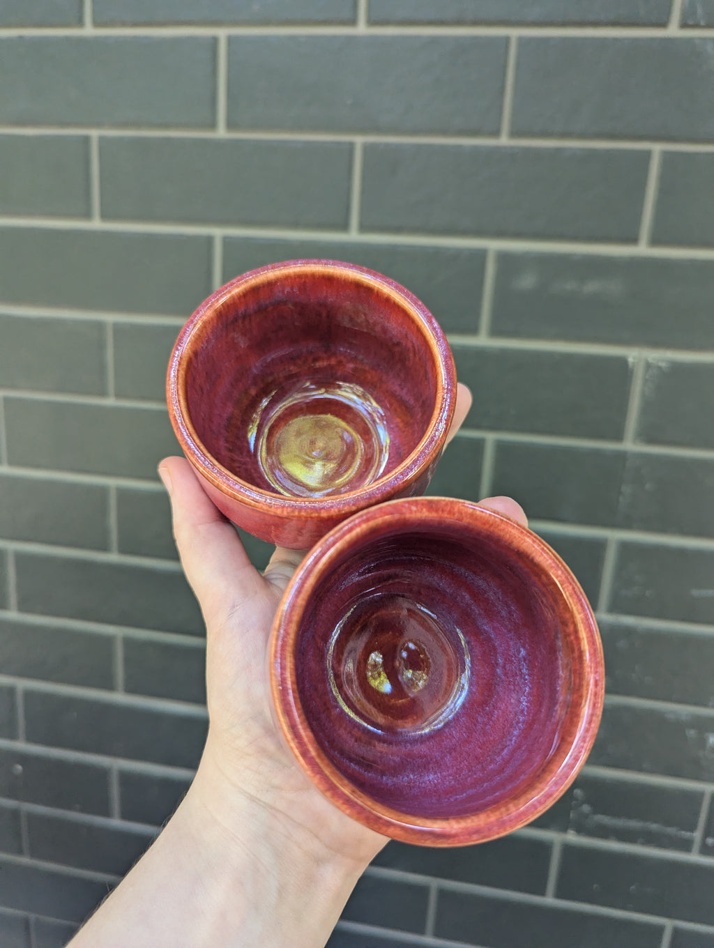 Raspberry Wine Cup Set